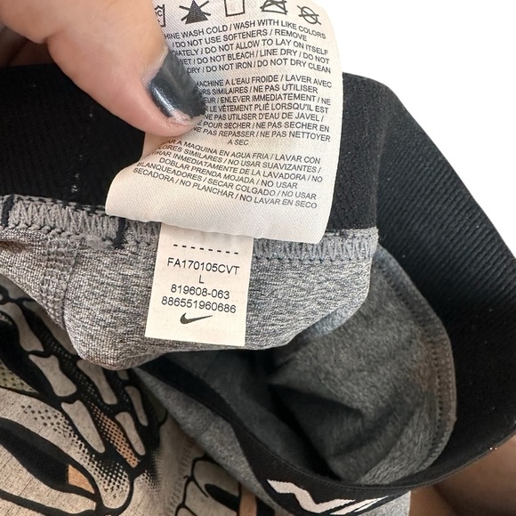 Nike Pro Gray Leggings Size Large - Picture 6 of 8